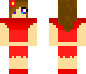 red and cool girl