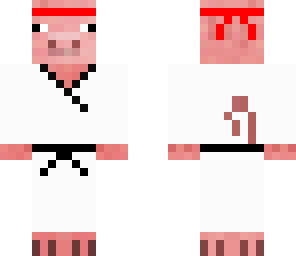 black belt pig
