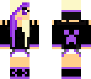 purple creeper girl