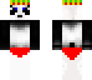 panda with a crown