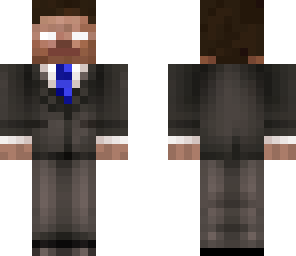 herobrine in a suit