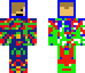 crazy spray color man