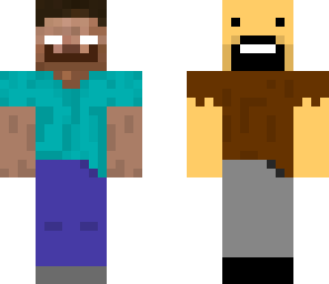 half herobrine half notch