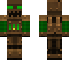 green steam punk bot