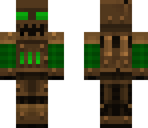 green steam punk bot