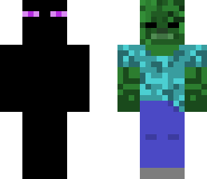 half zombie half enderman