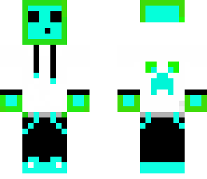 green and blue slime