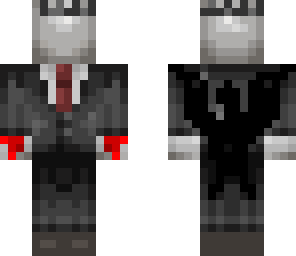 slenderman crowned and bloody