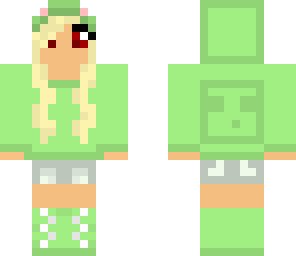girl with ears with slime hoodie