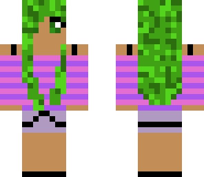 creeper hair girl
