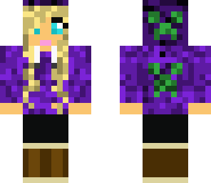minecraft creeper girl