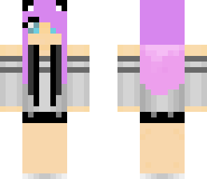 girl with purple hair