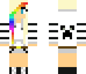 cute rainbow girl