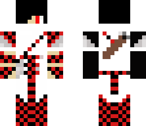 checkered elf red and black