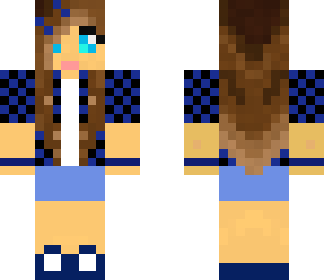 average girl blue