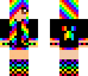 rainbow girl edit