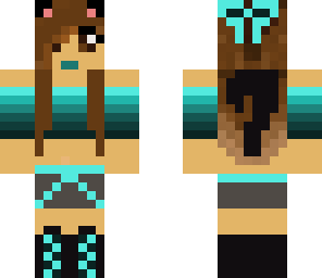kitty neon blue teen edit