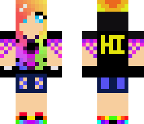 rainbow girl
