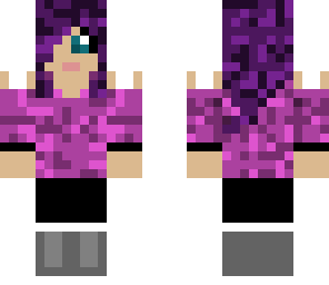 purple haired ugg girl