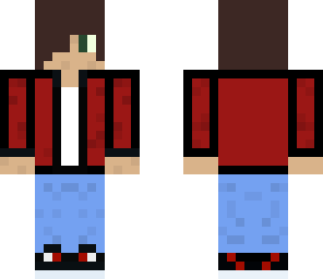 teen in maroon jacket