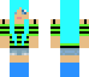 cyan girl