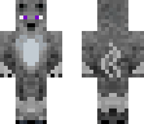 purple-eyed wolf