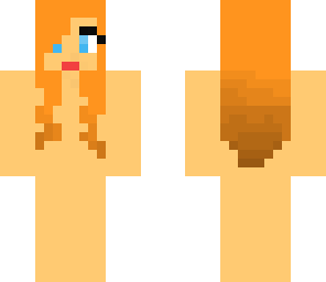 orange hair skin base