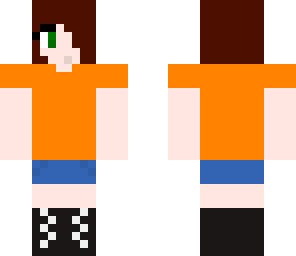 orange shirt