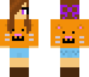 calico cat girl