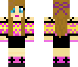 patterned girl