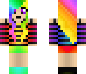 rainbow girl