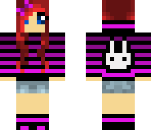 pink bunny girl