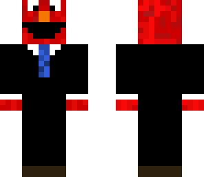 elmo in suit