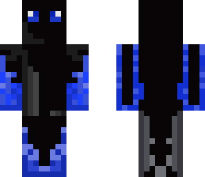 blue cyborg