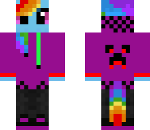 rainbow dash purple