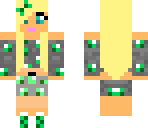 hot emerald dressed girl