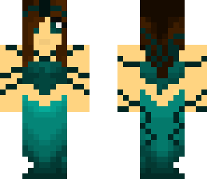 teal mermaid