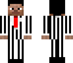 striped suit