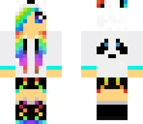 blue rim panda sweater