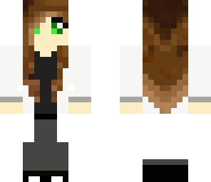 girl wearing lab coat