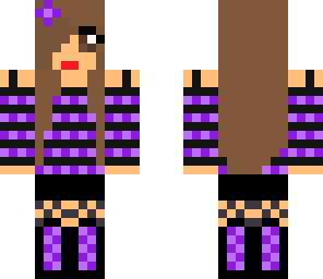 purple eskimo girl