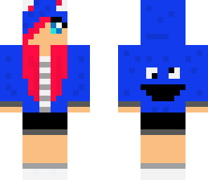 girl cookie monster skin cx