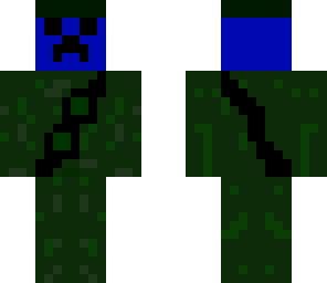 blue man creeper soldier