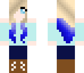 blue hair drea