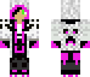 guy in a pink hood