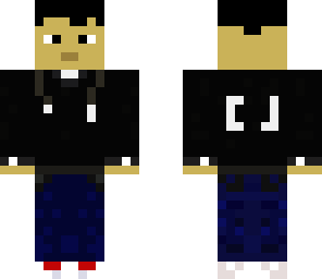 cj black sweater