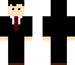 black suit man