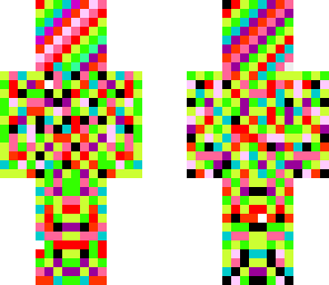 colourful skin