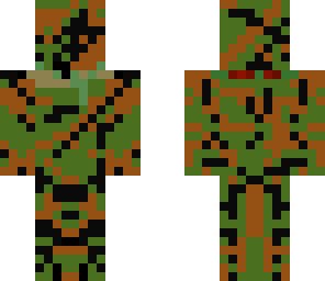 camouflage man