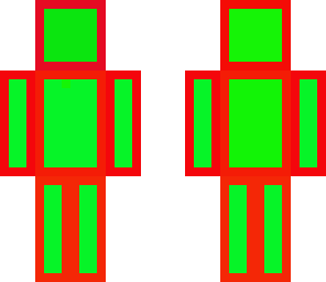 red and green